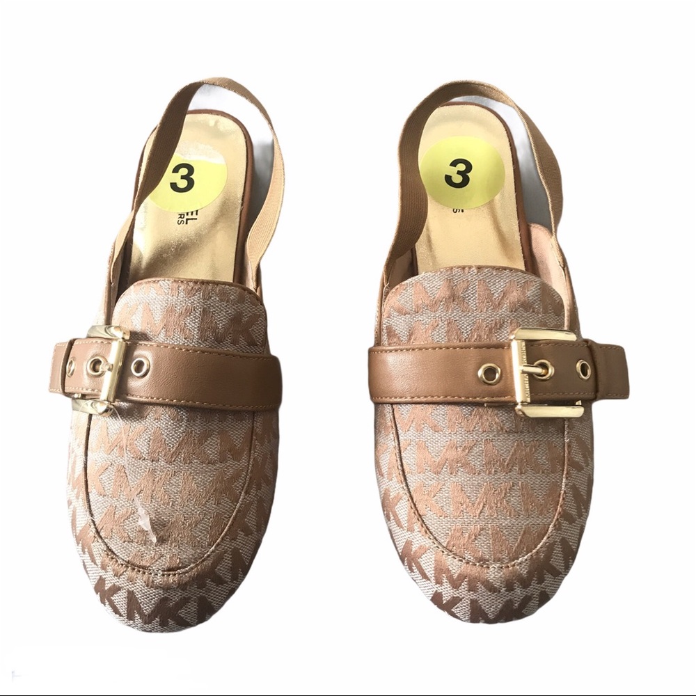 Michael Kors | Girls Mules | Tan | 3 | New W/O Box
